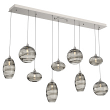 Hammerton PLB0048-09-BS-OS-C01-E2 - Misto Linear 9pc Multi-Pendant