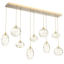 Hammerton PLB0048-09-GB-OA-C01-E2 - Misto Linear 9pc Multi-Pendant