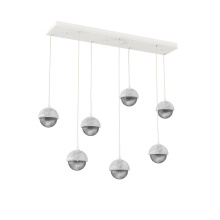 Hammerton PLB0093-07-WI-S-C01-L3-WM - Cabochon Linear 7pc Multi-Pendant