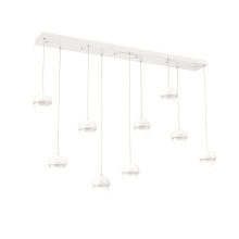 Hammerton PLB0093-09-WI-WL-C01-L3-MS - Cabochon Linear 9pc Multi-Pendant