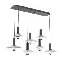 Hammerton PLB0098-07-MB-CG-C01-L3 - Cirrus Linear 7pc Multi-Pendant