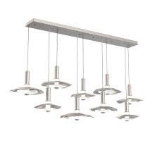 Hammerton PLB0099-09-BS-00-C01-L3-WI - Cumulus Linear 9pc Multi-Pendant