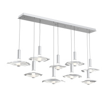 Hammerton PLB0099-09-CS-00-C01-L3-CG - Cumulus Linear 9pc Multi-Pendant
