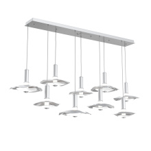 Hammerton PLB0099-09-CS-00-C01-L3-WI - Cumulus Linear 9pc Multi-Pendant