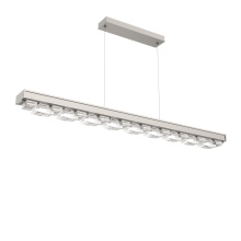Hammerton PLB0100-60-BS-TE-CA1-L3-000 - Tessera 60-Inch Linear Chandelier