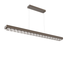 Hammerton PLB0100-60-FB-TP-CA1-L3-000 - Tessera 60-Inch Linear Chandelier