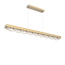 Hammerton PLB0100-60-GB-TE-CA1-L3-000 - Tessera 60-Inch Linear Chandelier