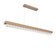 Hammerton PLB0100-60-NB-TO-CA1-L3-000 - Tessera 60-Inch Linear Chandelier