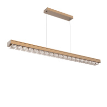 Hammerton PLB0100-60-NB-TP-CA1-L3-000 - Tessera 60-Inch Linear Chandelier