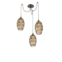 Hammerton SCB0035-03-FB-OB-C01-E2 - Ellisse Round 3pc Swag Multi-Pendant