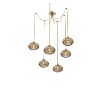 Hammerton SCB0036-06-GB-OB-C01-E2 - Coppa Round 6pc Swag Multi-Pendant