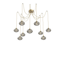 Hammerton SCB0036-09-GB-OS-C01-E2 - Coppa Round 9pc Swag Multi-Pendant