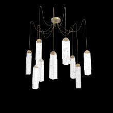 Hammerton SCB0056-09-GB-LC-C01-L3 - Ledgestone Round 9pc Swag Multi-Pendant