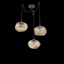 Hammerton SCB0068-03-MB-FB-C01-L1 - Nova Round 3pc Swag Multi-Pendant