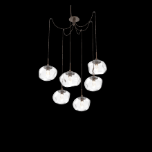 Hammerton SCB0068-06-BB-GC-C01-L1 - Nova Round 6pc Swag Multi-Pendant