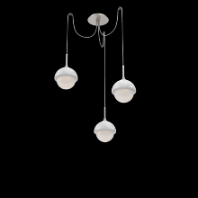 Hammerton SCB0093-03-BS-WL-C01-L1-WM - Cabochon Round 3pc Swag Multi-Pendant