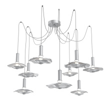 Hammerton SCB0099-09-CS-00-C01-L3-MI - Cumulus Round 9pc Swag Multi-Pendant Chandelier