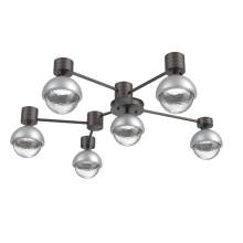 Hammerton SMB0093-H6-GP-C-L1-CS - Cabochon Flush Mount Wall Sconce Graphite