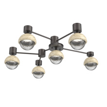 Hammerton SMB0093-H6-GP-C-L1-TR - Cabochon Flush Mount Wall Sconce Graphite