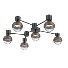 Hammerton SMB0093-H6-MB-C-L1-BB - Cabochon Flush Mount Wall Sconce Matte Black