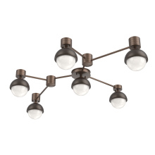 Hammerton SMB0093-HL-BB-WL-L3-FB - Cabochon Flush Mount Wall Sconce Burnished Bronze