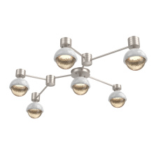 Hammerton SMB0093-HL-BS-A-L1-WM - Cabochon Flush Mount Wall Sconce Beige Silver
