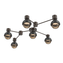 Hammerton SMB0093-HL-FB-B-L1-MB - Cabochon Flush Mount Wall Sconce Flat Bronze