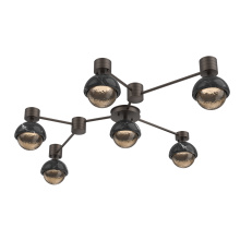 Hammerton SMB0093-HL-FB-B-L3-BM - Cabochon Flush Mount Wall Sconce Flat Bronze