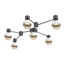 Hammerton SMB0093-HL-GP-A-L1-WI - Cabochon Flush Mount Wall Sconce Graphite