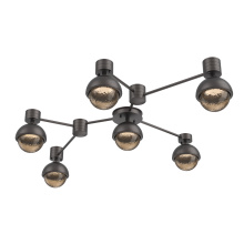 Hammerton SMB0093-HL-GP-B-L3-MS - Cabochon Flush Mount Wall Sconce Graphite