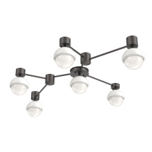 Hammerton SMB0093-HL-GP-WL-L3-WI - Cabochon Flush Mount Wall Sconce Graphite