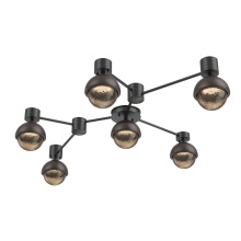 Hammerton SMB0093-HL-MB-B-L1-FB - Cabochon Flush Mount Wall Sconce Matte Black