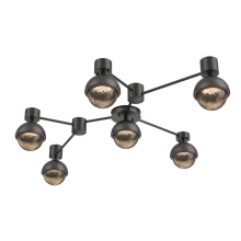 Hammerton SMB0093-HL-MB-B-L1-GP - Cabochon Flush Mount Wall Sconce Matte Black