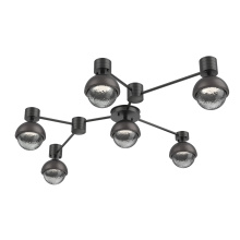 Hammerton SMB0093-HL-MB-S-L3-GP - Cabochon Flush Mount Wall Sconce Matte Black