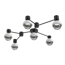 Hammerton SMB0093-HL-MB-S-L3-WM - Cabochon Flush Mount Wall Sconce Matte Black
