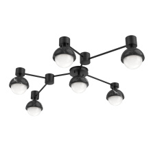 Hammerton SMB0093-HL-MB-WL-L3-BM - Cabochon Flush Mount Wall Sconce Matte Black