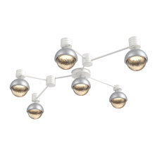 Hammerton SMB0093-HL-WI-A-L3-CS - Cabochon Flush Mount Wall Sconce Salt White