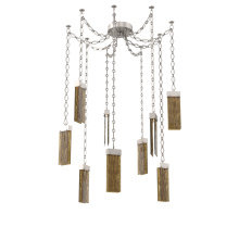 Hammerton SNB0042-09-BS-BG-CH1-L1 - Parallel Multi Light Pendant Multi Port Canopy Beige Silver