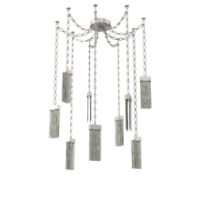 Hammerton SNB0042-09-BS-SG-CH1-L1 - Parallel Multi Light Pendant Multi Port Canopy Beige Silver