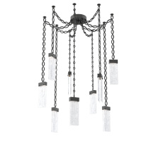 Hammerton SNB0042-09-MB-CG-CH2-L1 - Parallel Multi Light Pendant Multi Port Canopy Matte Black