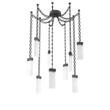 Hammerton SNB0042-09-MB-CR-CH2-L3 - Parallel Multi Light Pendant Multi Port Canopy Matte Black