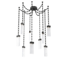 Hammerton SNB0042-09-MB-CR-CH3-L1 - Parallel Multi Light Pendant Multi Port Canopy Matte Black