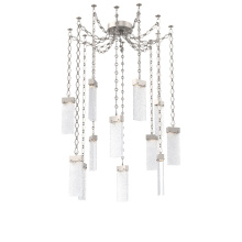 Hammerton SNB0042-12-BS-CR-CH1-L1 - Parallel Multi Light Pendant Multi Port Canopy Beige Silver
