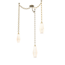 Hammerton SNB0049-03-GB-RA-CH2-L3 - Aalto Multi Light Pendant Multi Port Canopy Gilded Brass