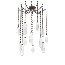 Hammerton SNB0049-12-FB-RC-CH3-L3 - Aalto Multi Light Pendant Multi Port Canopy Flat Bronze