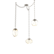 Hammerton SNB0069-03-BS-FA-CH2-L1 - Cosmos LED Multi Light Pendant Beige Silver