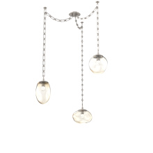 Hammerton SNB0069-03-BS-FA-CH3-L1 - Cosmos LED Multi Light Pendant Beige Silver