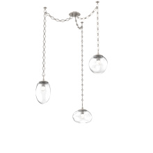 Hammerton SNB0069-03-BS-FC-CH1-L3 - Cosmos LED Multi Light Pendant Beige Silver