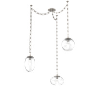 Hammerton SNB0069-03-BS-GC-CH3-L3 - Cosmos LED Multi Light Pendant Beige Silver