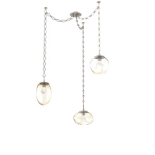 Hammerton SNB0069-03-BS-ZA-CH1-L3 - Cosmos LED Multi Light Pendant Beige Silver